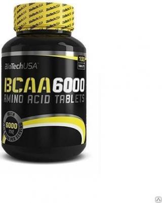 BCAA 6000, аминокислоты, таблетки 100 шт – фото 3
