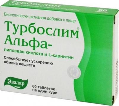 Турбослим альфа-липоевая кислота и L-карнитин, 60 таблеток – фото 4