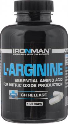 L-Arginine, аминокислоты, капсулы 150 шт