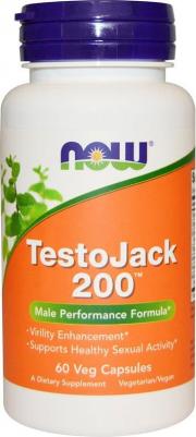 TestoJack 200, тестостероновый бустер, капсулы 60 шт
