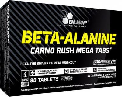 Beta-Alanine Carno Rush Mega Tabs, витамины, таблетки 80 шт – фото 1
