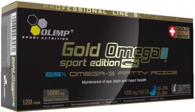 Gold Omega 3 Sport Edition, витамины, капсулы 120 шт – фото 1