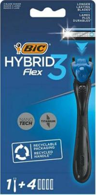Flex 3 Hybrid Сменные кассеты для бритья, 4 шт – фото 4
