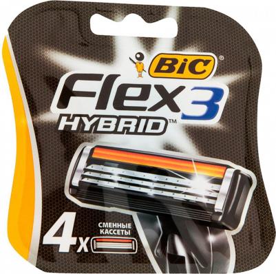 Flex 3 Hybrid Сменные кассеты для бритья, 4 шт – фото 13