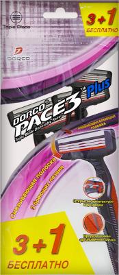 Одноразовые станки "Pace 3", с плавающей головкой, 3 лезвия, 4 штуки – фото 3