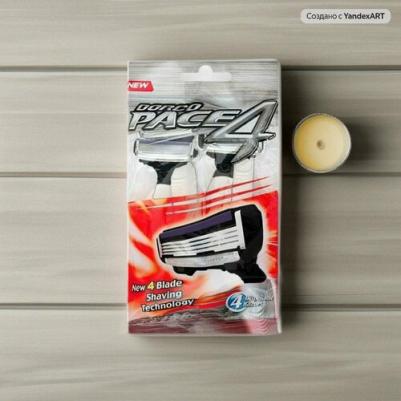 Станок для бритья "Pace 4", одноразовый