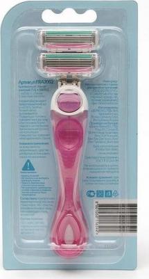 Станок для бритья "Shai 4", женский, 2 сменные кассеты