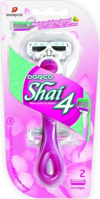 Станок для бритья "Shai 4", женский, 2 сменные кассеты – фото 6