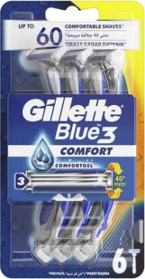 Blue3 одноразовые мужские бритвы, 6 шт – фото 5