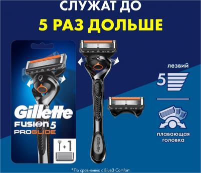 Fusion5 ProGlide Мужская Бритва + 1 сменная кассета – фото 1