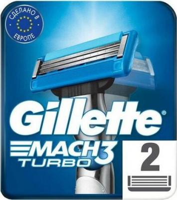 Сменные кассеты Mach3 Turbo Aloe, 3 лезвия, 2 шт./В упаковке шт: 1