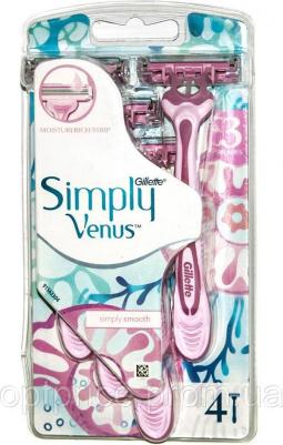 Venus 3 Simply станки женские одноразовые, 4 шт – фото 19