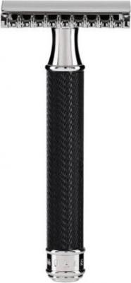 Т-образная бритва Traditional R 41, чёрный хром, open comb