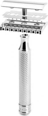 Т-образная бритва Traditional R 41, чёрный хром, open comb – фото 1