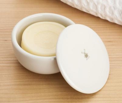 Твердое мыло для бритья в фарфоровой чаше Облепиха, 65 гр – фото 1