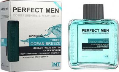Идеальный мужчина / Perfect Men Turbo Ocean Breeze - Лосьон после бритья освежающий 100 мл – фото 1