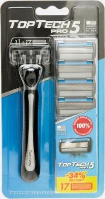 Бритва Pro 5 + 17 сменных кассет, 5 лезвий