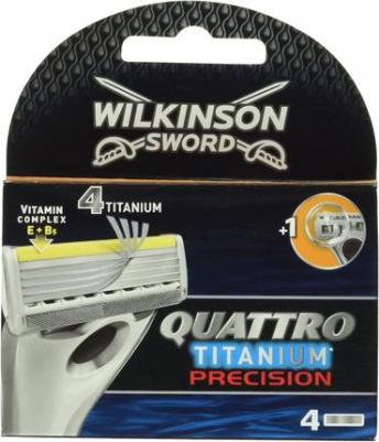 Сменные кассеты для станка Schick Quattro Titanium Precision 4 шт