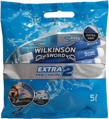 Станок для бритья одноразовый EXTRA2 Precision, 2 лезвия, 5 шт – фото 5