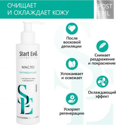 Масло после депиляции охлаждающее с экстрактом мяты и витамином Е 200мл 2011 – фото 4