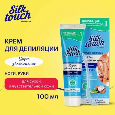 Крем для депиляции Silk Touch Super увлажнение для рук и ног, 100 мл – фото 1