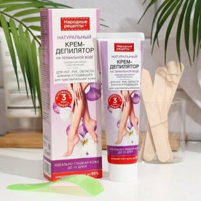 Депилятор для тела Крем-депилятор для ног, рук, области бикини и подмышек для чувствительной кожи