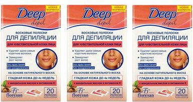 Восковые полоски для депиляции Deep Depil для чувствительной кожи лица 20 полосок – фото 13