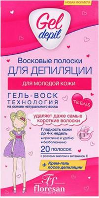 Восковые полоски для депиляции молодой кожи Deep depil 20 шт – фото 6