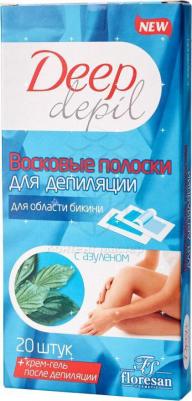 Восковые полоски для депиляции области бикини с азуленом – фото 8