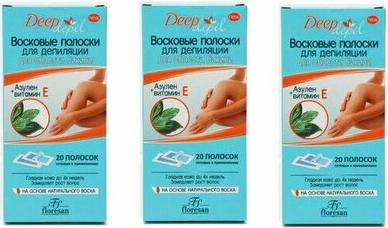 Восковые полоски для депиляции области бикини с азуленом – фото 11