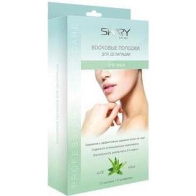 Восковые полоски для депиляции Восковые полоски для лица Алоэ 12 полосок + 2 салфетки – фото 4