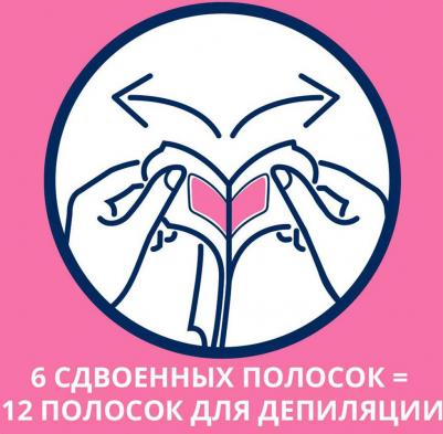 Полоски (Вит) восковые для сухой кожи с маслом папайи 12 шт – фото 10