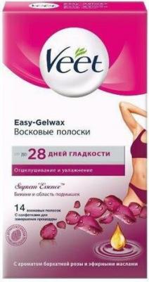 Полоски восковые Вит для зоны бикини и подм. Suprem Essence с ароматом розы и маслами 14 шт – фото 5