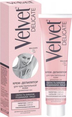 Delicate крем-депилятор для чувствительной кожи деликатных зон, 100мл – фото 2