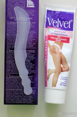 ВЕЛЬВЕТ Крем д/депил Чувствительной кожи деликатных зон 100мл – фото 3
