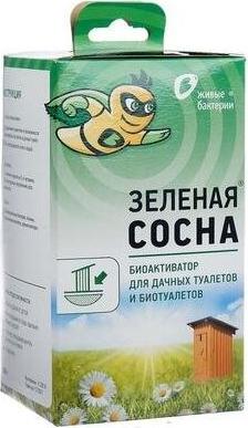 Биоактиватор ТероПром 2920591 для дачных туалетов и биотуалетов "Зелёная сосна", 300 г – фото 1