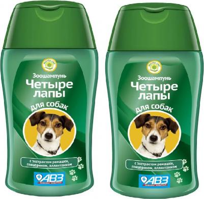 Шампунь Четыре лапы для мытья лап (180 мл.) – фото 1