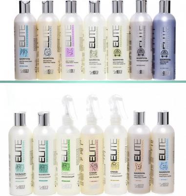 Шампунь для кошек и собак Elite Professional увлажняющий, экстракт овса, 270 мл – фото 7