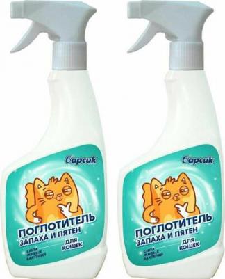 Поглотитель запаха и пятен для кошек (500 мл.)