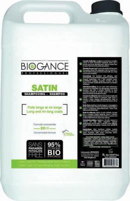 Шампунь для кошек и собак Satin Pro для длинной шерсти, концентрат, 5л