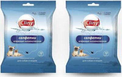 Салфетки для собак и кошек влажные гигиенические 10шт – фото 6