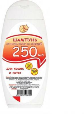 Шампунь для кошек против блох и клещей, 250 мл – фото 2