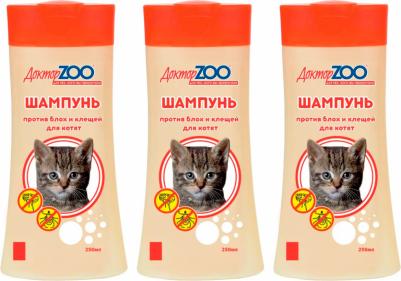 Шампунь для котят антипаразитарный, эфирные масла, 200 мл