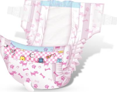 Подгузники для животных PET DIAPER одноразовые впитывающие размер Mini, 22шт – фото 3
