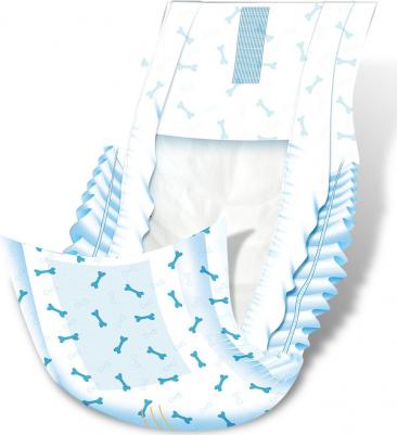 Пояса для кобелей Male Pet Diaper с индикацией наполнения, одноразовые,размер М, 18-25 кг, 10шт – фото 3