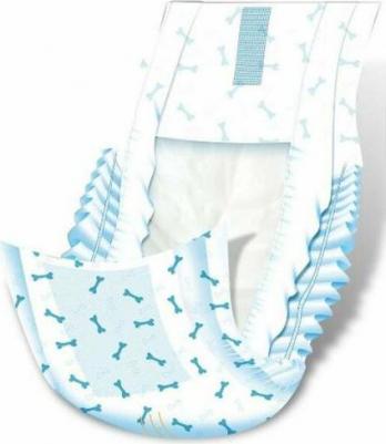Пояса для кобелей Male Pet Diaper с индикацией наполнения, одноразовые,размер XS, 6-13 кг, 14шт