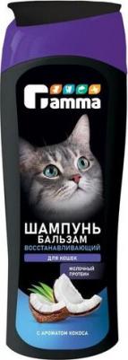 Шампунь-бальзам для кошек восстанавливающий с ароматом кокоса 400мл – фото 3