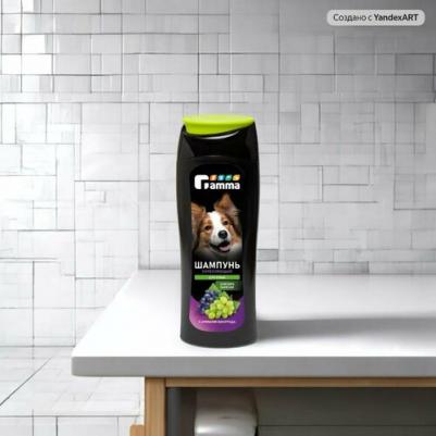 Шампунь для собак укрепляющий с ароматом винограда 400мл