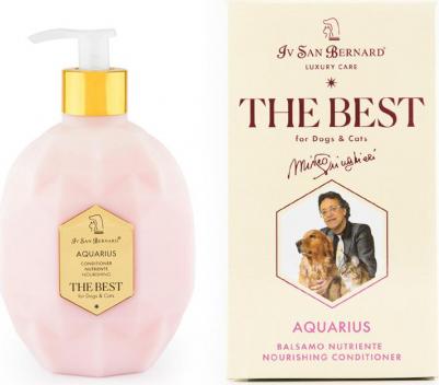ISB The Best line Aquarius Кондиционер для восстановления и питания шерсти с экстрактом виноградной лозы 500 мл 8022767055088