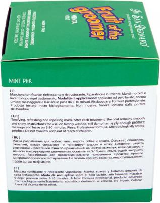 Маска Fruit of the Grommer Mint Tonifying & Refreshing Mask восстанавливающая с витамином B6 для любого вида шерсти животных 250 мл – фото 2